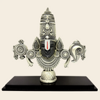 Pratima Ghar 999 Silver Plated Balaji Statue | Divine Vastu Table Decor for Pooja Room & Prayer Room | Auspicious Lord Venkateswara Idol & Religious Gifting Item